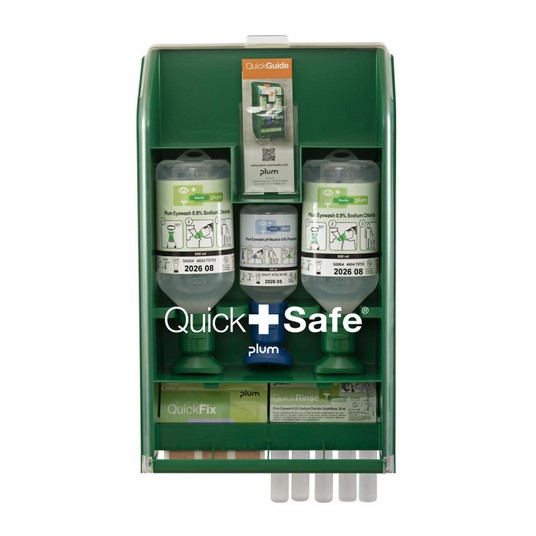 Apteczka ścienna Plum QuickSafe Basic - stacja pierwszej pomocy -zdjęcie numer 1