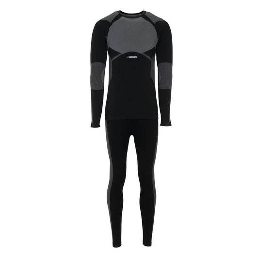 Bielizna funkcjonalna PLANAM Set Fit 250 g/m2 - czarny -zdjęcie numer 2