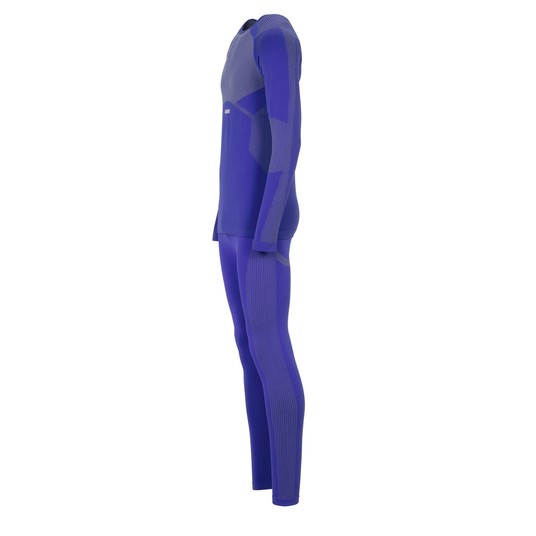 Bielizna funkcjonalna PLANAM Set Fit 250 g/m2 - niebieski -zdjęcie numer 2