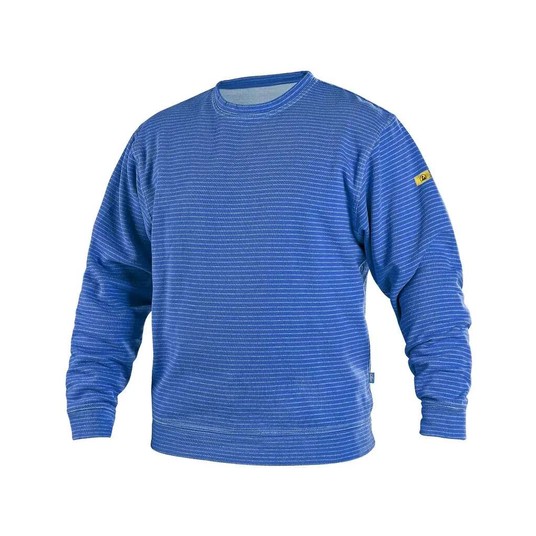Bluza antystatyczna CXS DENALI ESD - niebieski -zdjęcie numer 1