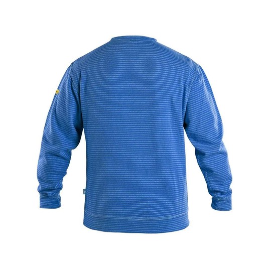 Bluza antystatyczna CXS DENALI ESD - niebieski -zdjęcie numer 2