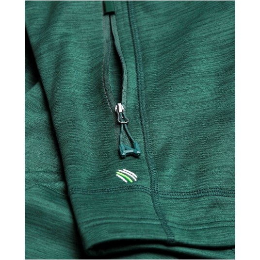 Bluza Breeffidry melange - zielony