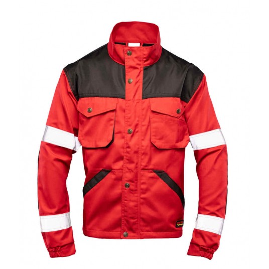 Bluza BRIXTON PRACTICAL ODBLASK - czerwony