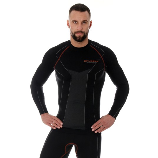 Bluza BRUBECK PROTECT THERMO - czarny -zdjęcie numer 1