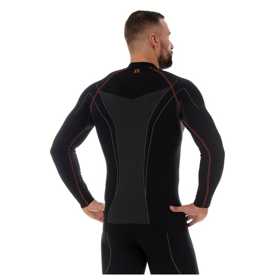 Bluza BRUBECK PROTECT THERMO - czarny -zdjęcie numer 2
