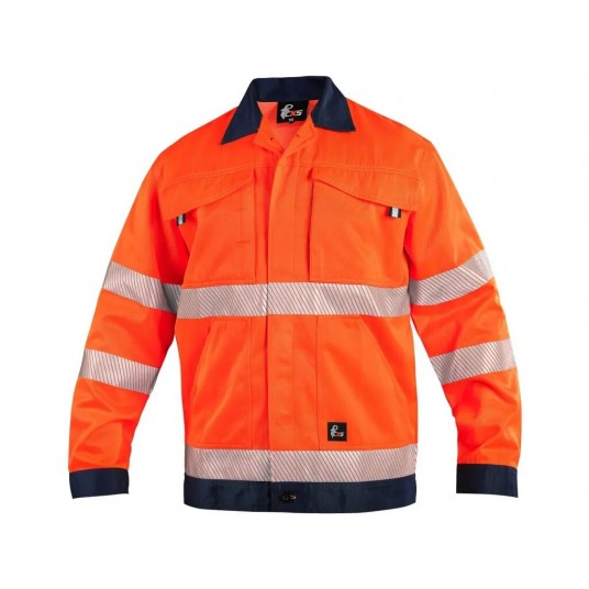 Bluza CXS NORWICH męska ostrzegawcza - pomarańczowo-niebieski