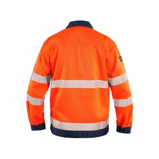 Bluza CXS NORWICH męska ostrzegawcza - pomarańczowo-niebieski