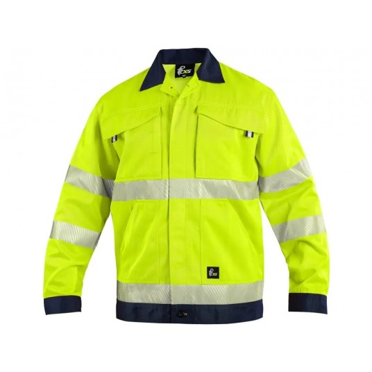 Bluza CXS NORWICH męska ostrzegawcza - żółto-niebieski
