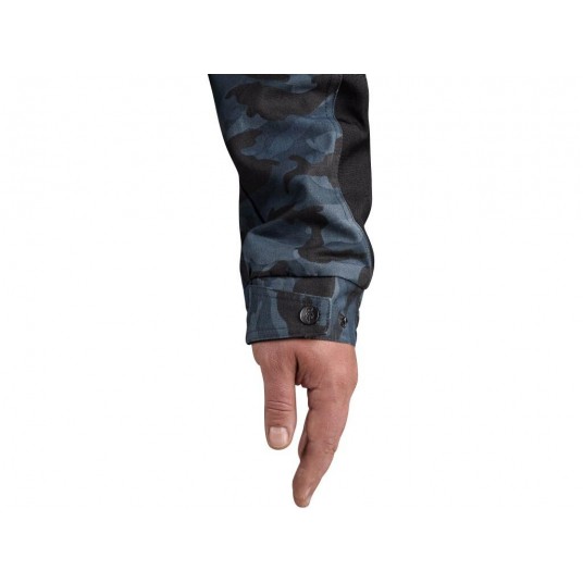 Bluza CXS STRETCH męska - moro niebieski