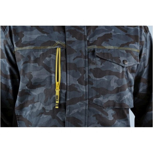 Bluza CXS STRETCH męska - moro niebieski