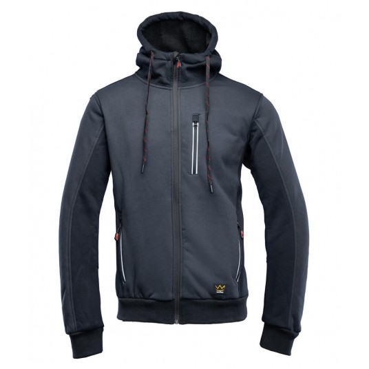 Bluza dresowa z kapturem SEVEN KINGS PRO - grafitowy