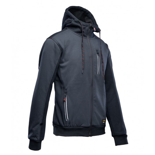 Bluza dresowa z kapturem SEVEN KINGS PRO - grafitowy