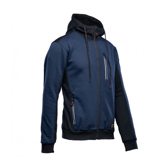 Bluza dresowa z kapturem SEVEN KINGS PRO - granatowy