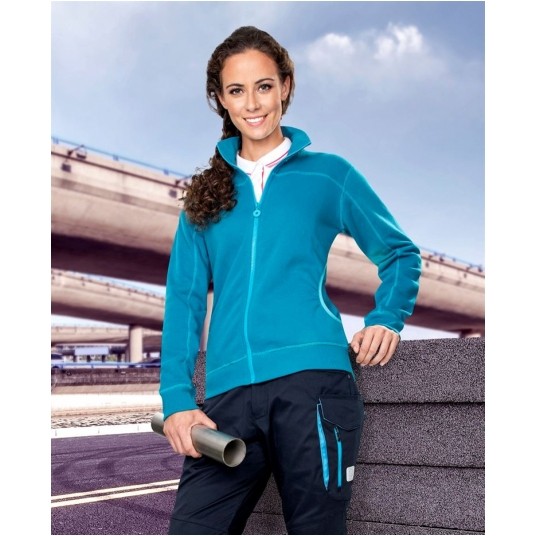 Bluza FLORET damska - niebieski -zdjęcie numer 2