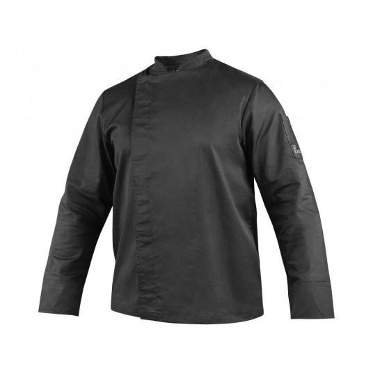 Bluza kucharska męska Rondon CXS CHEWLINE W-L - czarny -zdjęcie numer 1