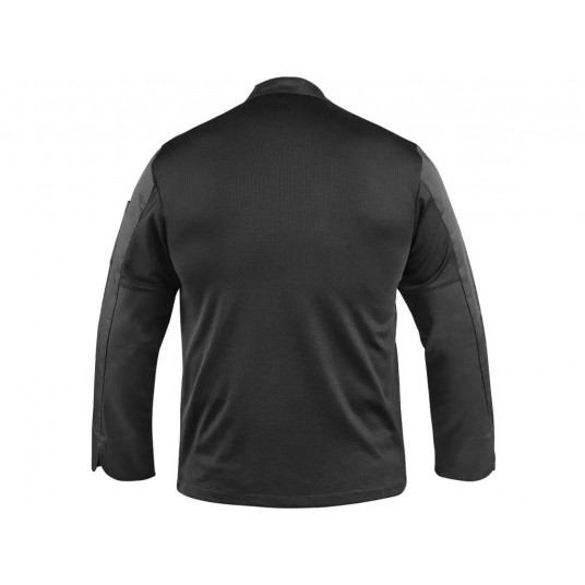 Bluza kucharska męska Rondon CXS CHEWLINE W-L - czarny -zdjęcie numer 2