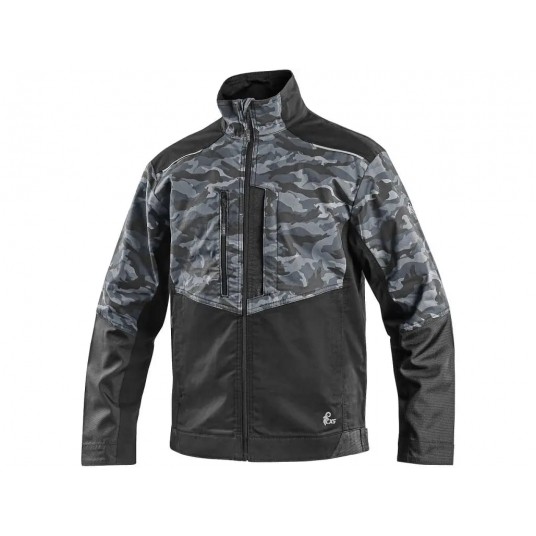 Bluza męska CXS SOLIS FLEX - camo-czarny