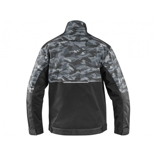 Bluza męska CXS SOLIS FLEX - camo-czarny