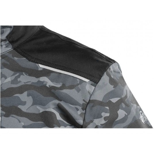 Bluza męska CXS SOLIS FLEX - camo-czarny