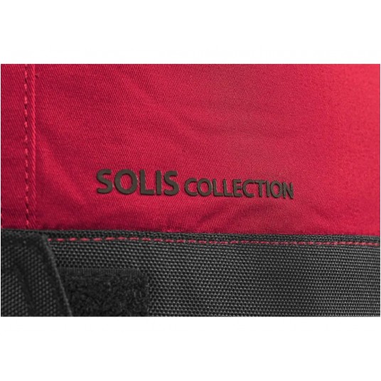 Bluza męska CXS SOLIS FLEX - czerwony-czarny