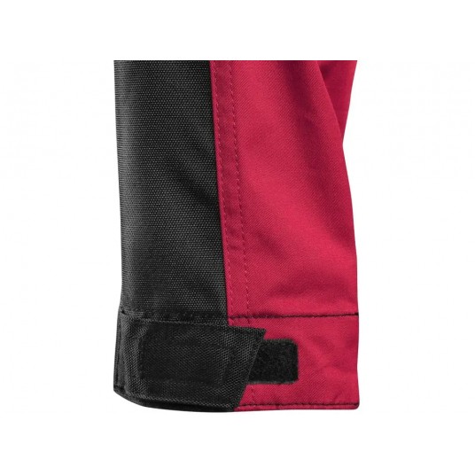 Bluza męska CXS SOLIS FLEX - czerwony-czarny