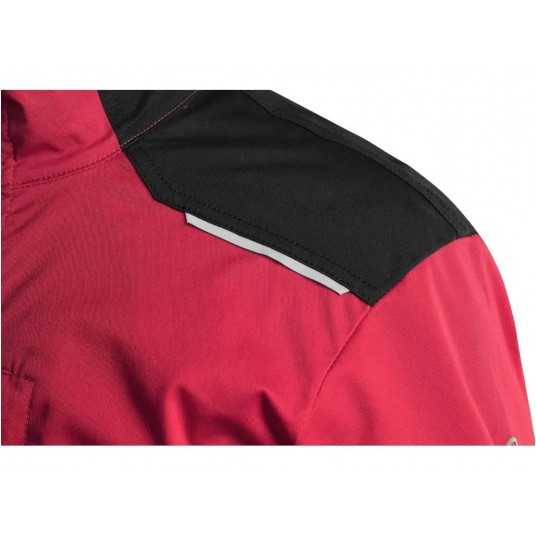 Bluza męska CXS SOLIS FLEX - czerwony-czarny