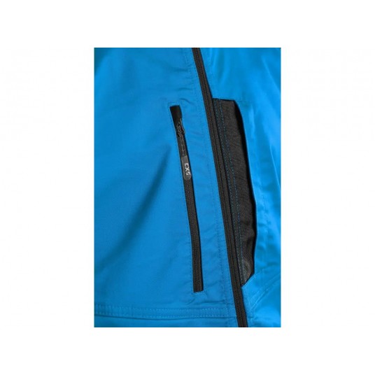 Bluza męska CXS SOLIS FLEX - niebieski-czarny