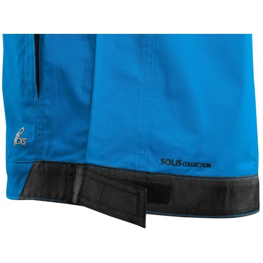 Bluza męska CXS SOLIS FLEX - niebieski-czarny