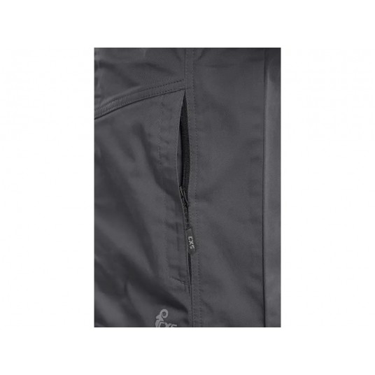 Bluza męska CXS SOLIS FLEX - szary-czarny