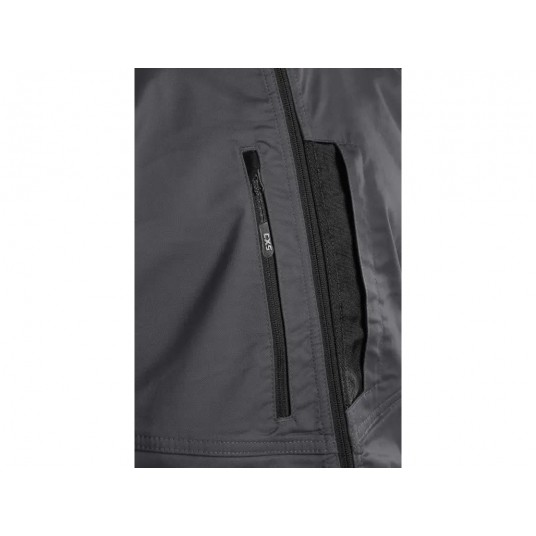 Bluza męska CXS SOLIS FLEX - szary-czarny