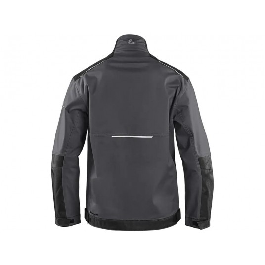 Bluza męska CXS SOLIS FLEX - szary-czarny