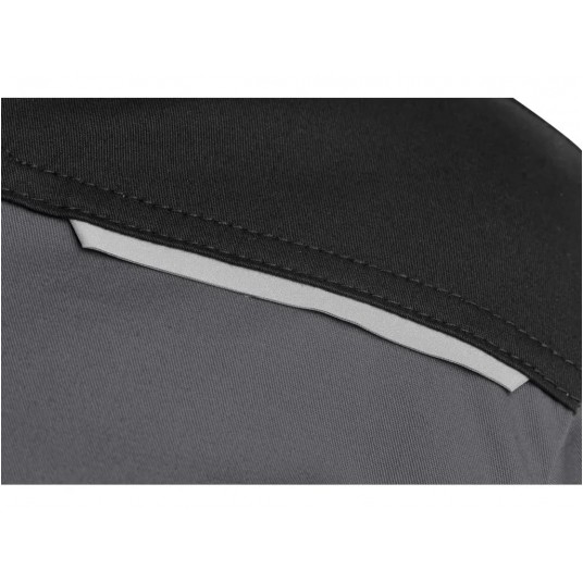 Bluza męska CXS SOLIS FLEX - szary-czarny