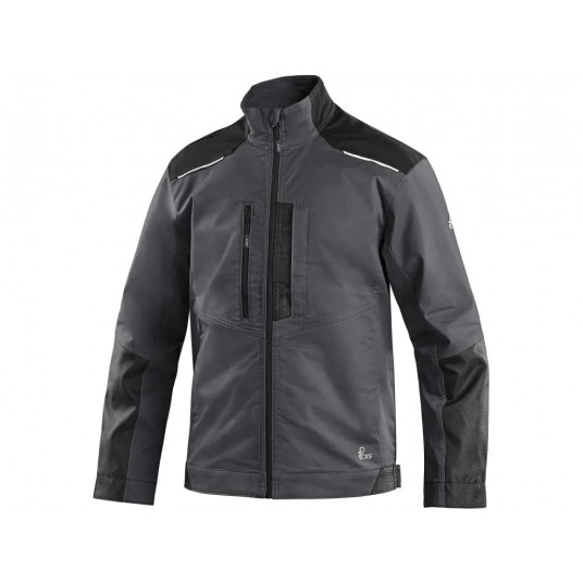 Bluza męska CXS SOLIS FLEX - szary-czarny