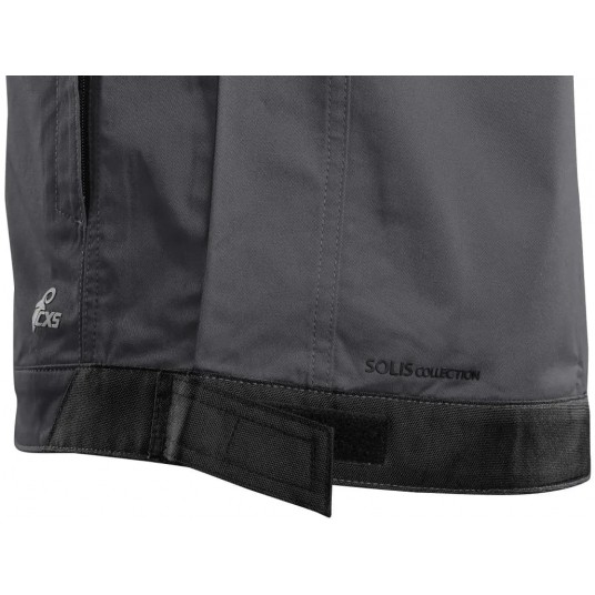 Bluza męska CXS SOLIS FLEX - szary-czarny