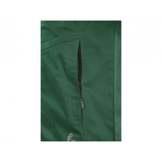 Bluza męska CXS SOLIS FLEX - zielony-czarny