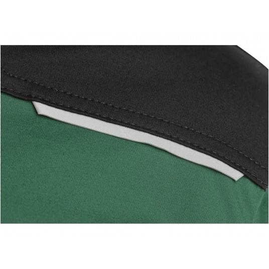 Bluza męska CXS SOLIS FLEX - zielony-czarny