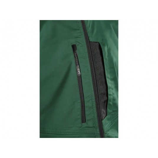 Bluza męska CXS SOLIS FLEX - zielony-czarny