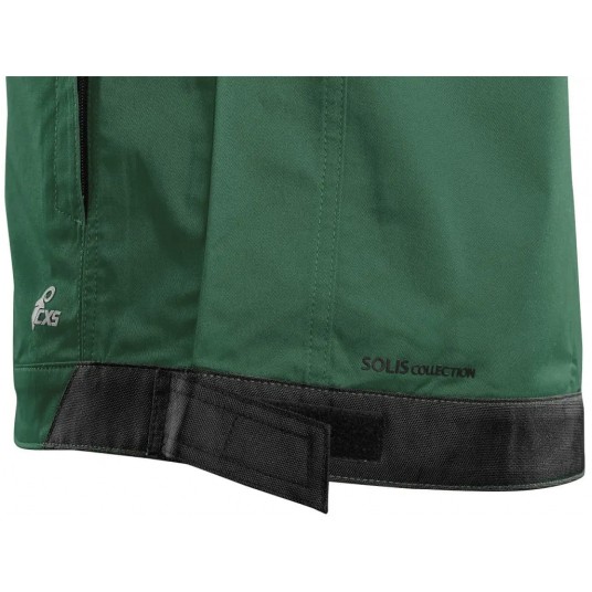 Bluza męska CXS SOLIS FLEX - zielony-czarny