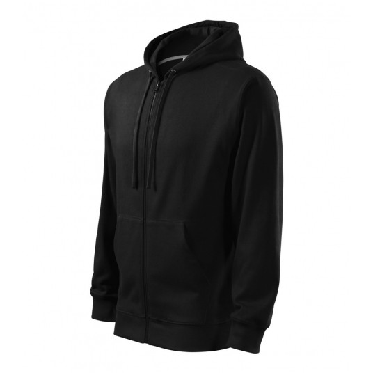 Bluza męska Malfini TRENDY ZIPPER 410 - czarny -zdjęcie numer 1