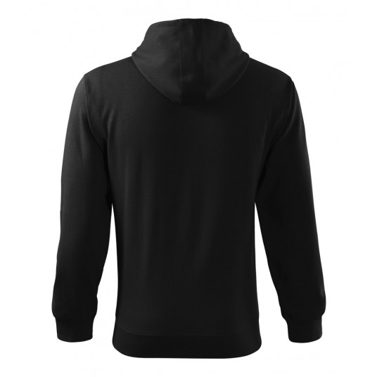 Bluza męska Malfini TRENDY ZIPPER 410 - czarny -zdjęcie numer 3