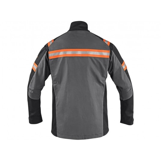 Bluza multifunkcyjna CXS WorkTech-Multi męska - szaro-czarny -zdjęcie numer 2