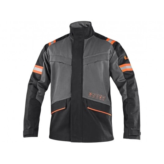 Bluza multifunkcyjna CXS WorkTech-Multi męska - szaro-czarny -zdjęcie numer 1