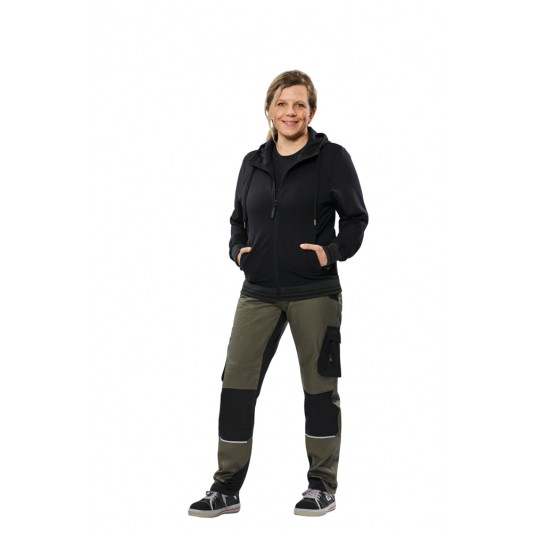 Bluza outdoor damska z kapturem Choice PLANAM - czarny