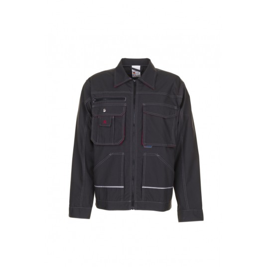 Bluza PLANAM BASALT - antracytowy/czerwony