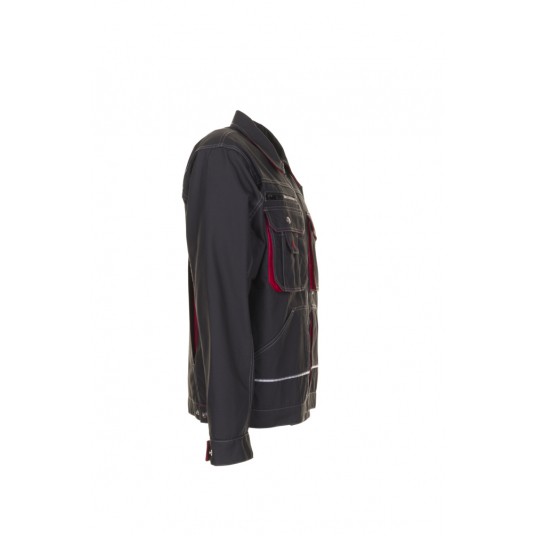 Bluza PLANAM BASALT - antracytowy/czerwony