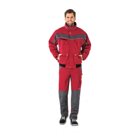 Bluza PLANAM Plaline Winter - czerwony/łupkowy
