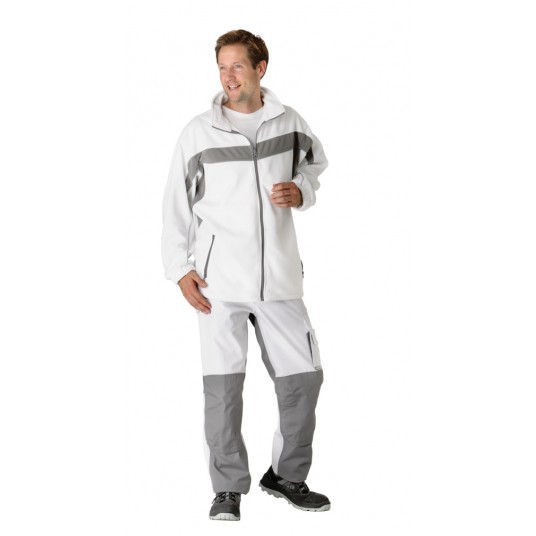 Bluza polarowa PLANAM Plaline - biały/cynkowy