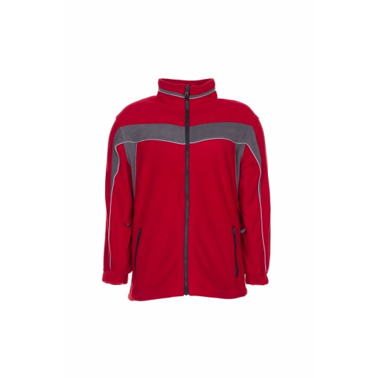 Bluza polarowa PLANAM Plaline - czerwony/łupkowy