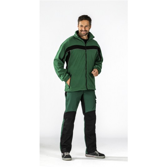 Bluza polarowa PLANAM Plaline - zielony/czarny