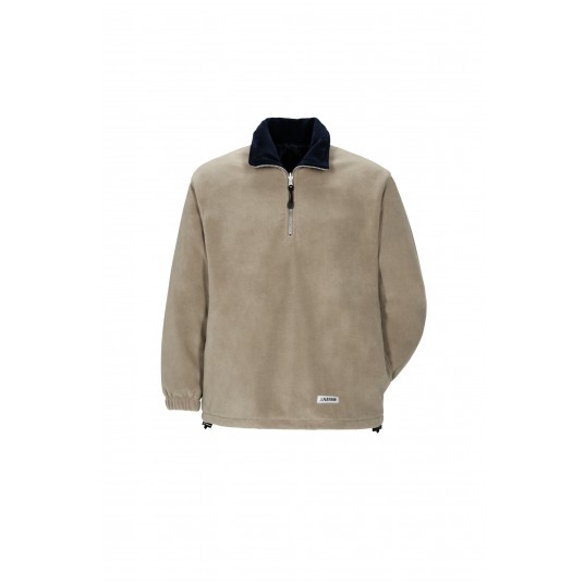 Bluza polarowa PLANAM RELAX - camel/granatowy